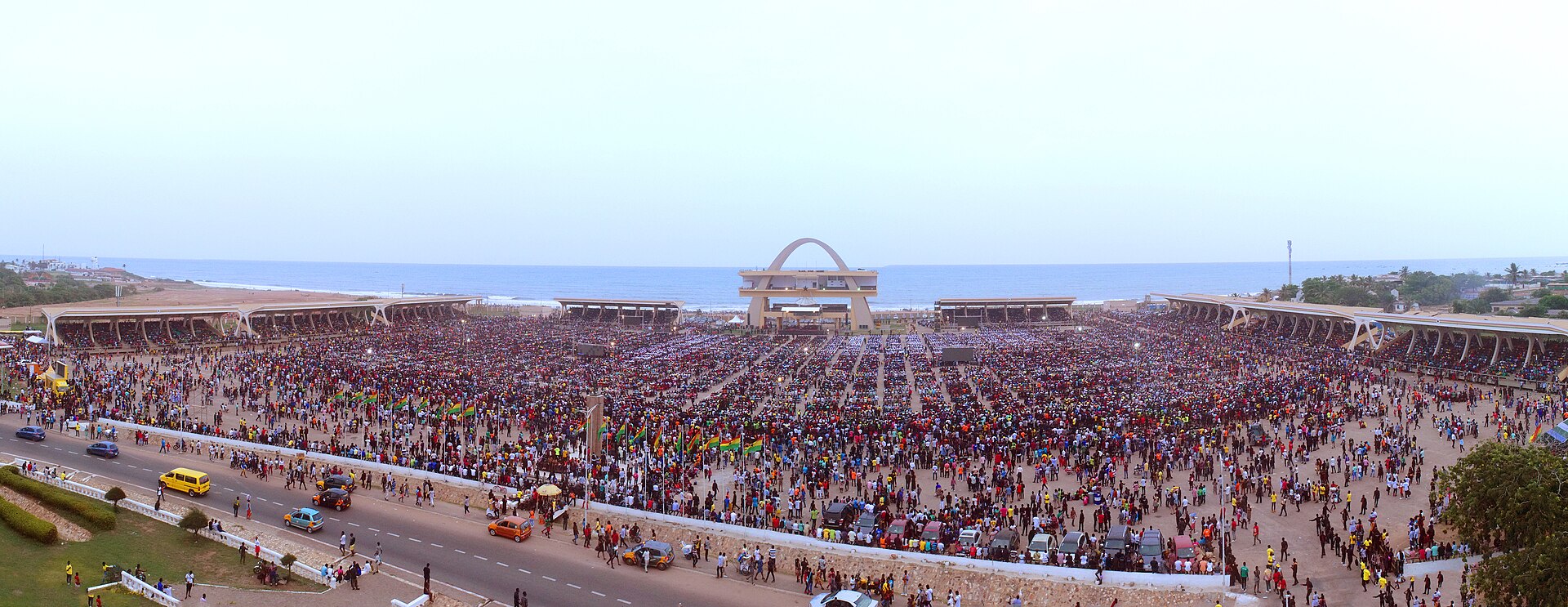 Good Friday service, Black Star Square